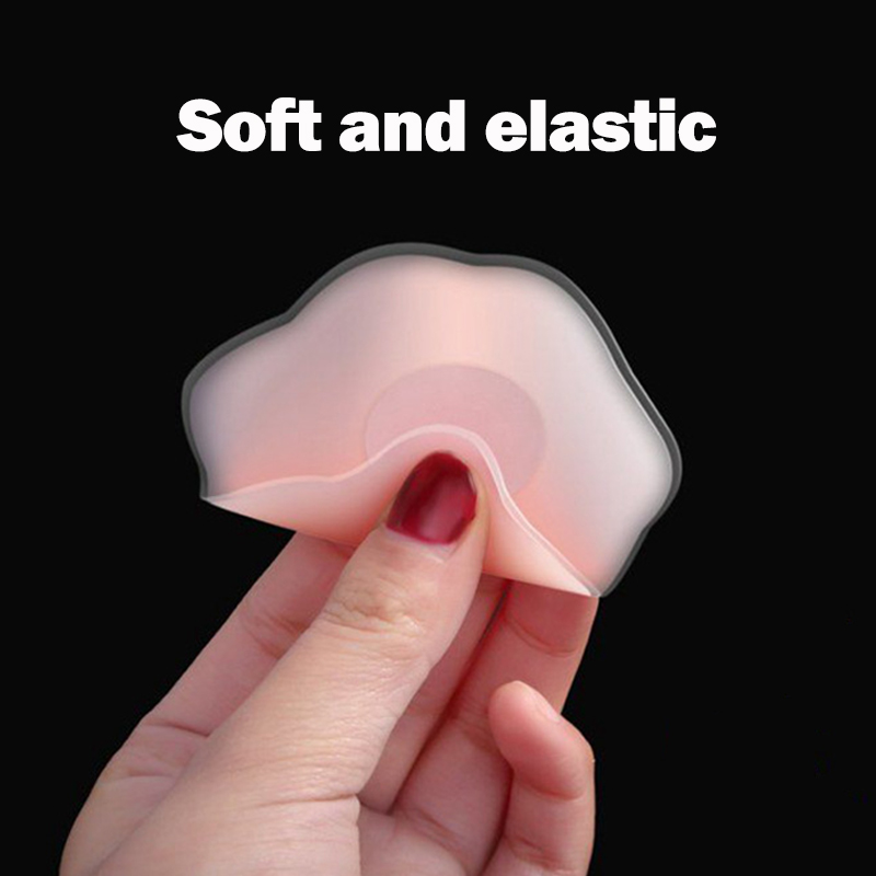 Women Anti-dew Point Nipple Solid Silicone Nipple Tape Anti-bump Invisible  Chest Paste Seamless