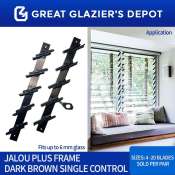 Jalouplus Louver Window Frame Blades - 1 Pair