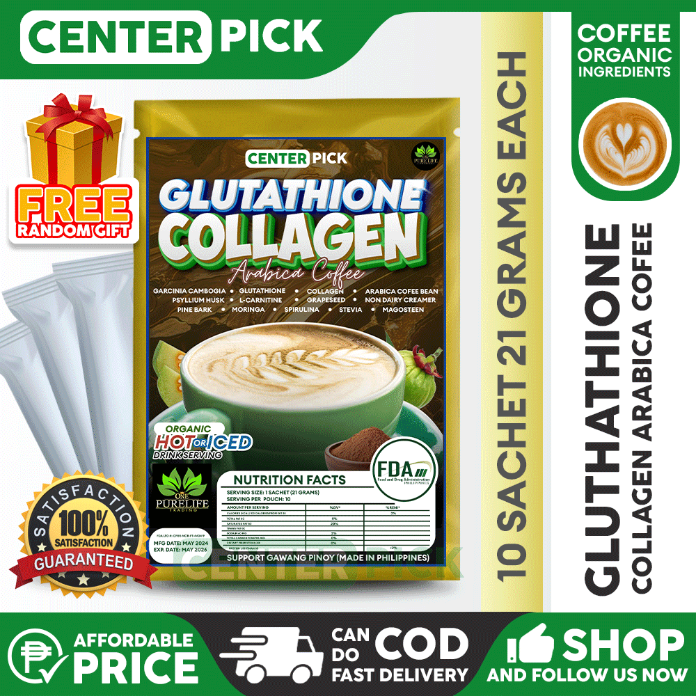 Bilis Coffee Glutathione Collagen Mocha Flavor Slimming Whitening Anti-Aging Detox Coffee