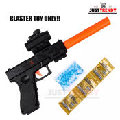 Retractable Manual Water Gel Blaster Toy for Kids
