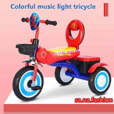 New children's tricycle 1-3-5-7 years old large baby bicycle music light child stroller bicycle Tricycle CHILDREN'S Bicycle Bike 1-5 Years Large Size Men and Women Kids Pedal Toy Baby Cart trolley bike for kids (6)