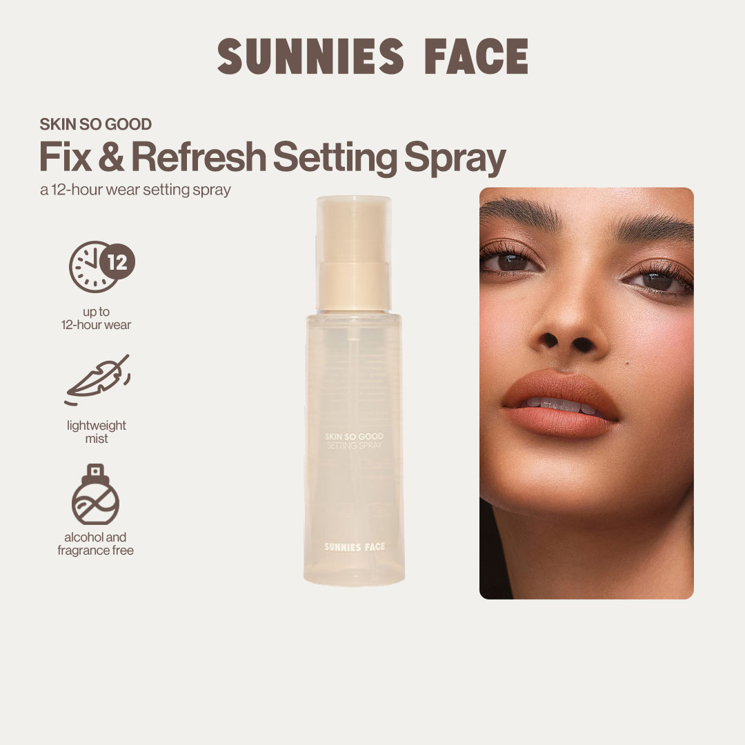 Discount on Sunnies Face  shoes - SKU: Sunnies Face Skin So Good Fix & Refresh Setting Spray [12-hour Makeup Setting Spray]