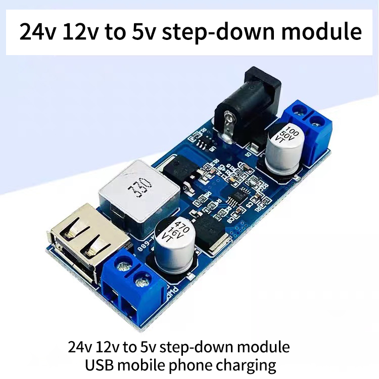 DC-DC To 5V 5A Step Down Power Supply Buck USB Charging Module For Phone | Lazada PH