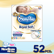 MamyPoko Organic Cotton Newborn Diaper Tape - NB-5 kg