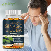 Airboy Ginkgo Biloba Capsules for Memory and Brain Support