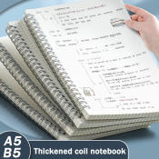 Thick Spiral Notebook with 80 Sheets, Spring HGS