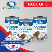 Polar Bear Coconut Milk 400ml - Pack of 3