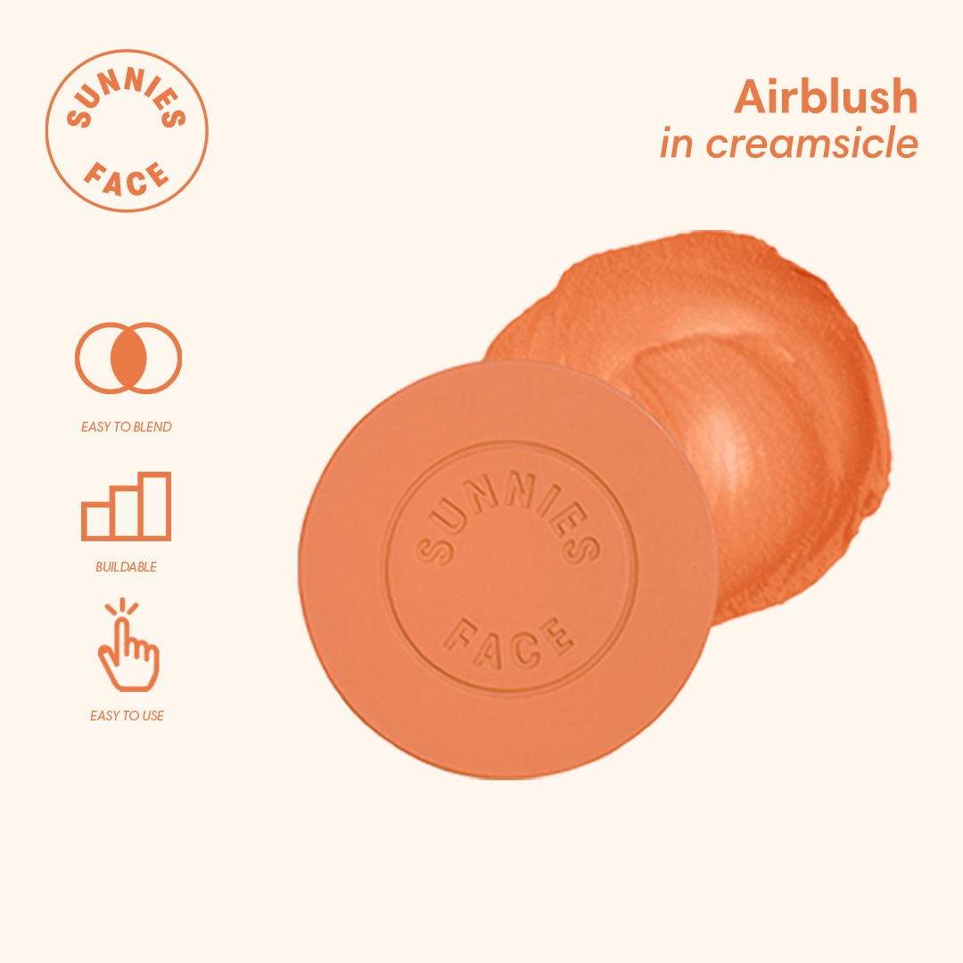 Discount on Sunnies Face  shoes - SKU: Sunnies Face Airblush [Cream Blush & Cheek Tint] (Creamsicle)