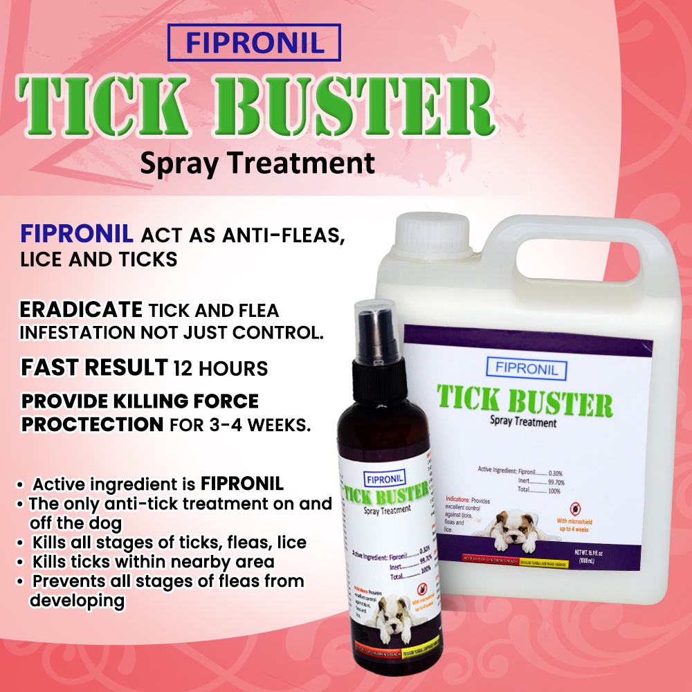 Fipronil best sale tick buster