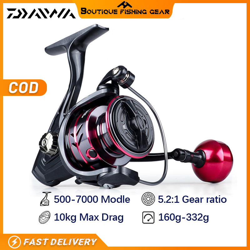 DAIWA 12 Bearings Spinning Reel with High Gear Ratio