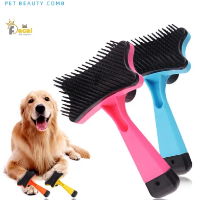 Pet supplies Pet Dog Hair Fur Shedding Trimmer Grooming Rake comb Brush Tool (1)