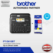 Brother PT-D610BT Bluetooth Label Printer for Desktop and PC