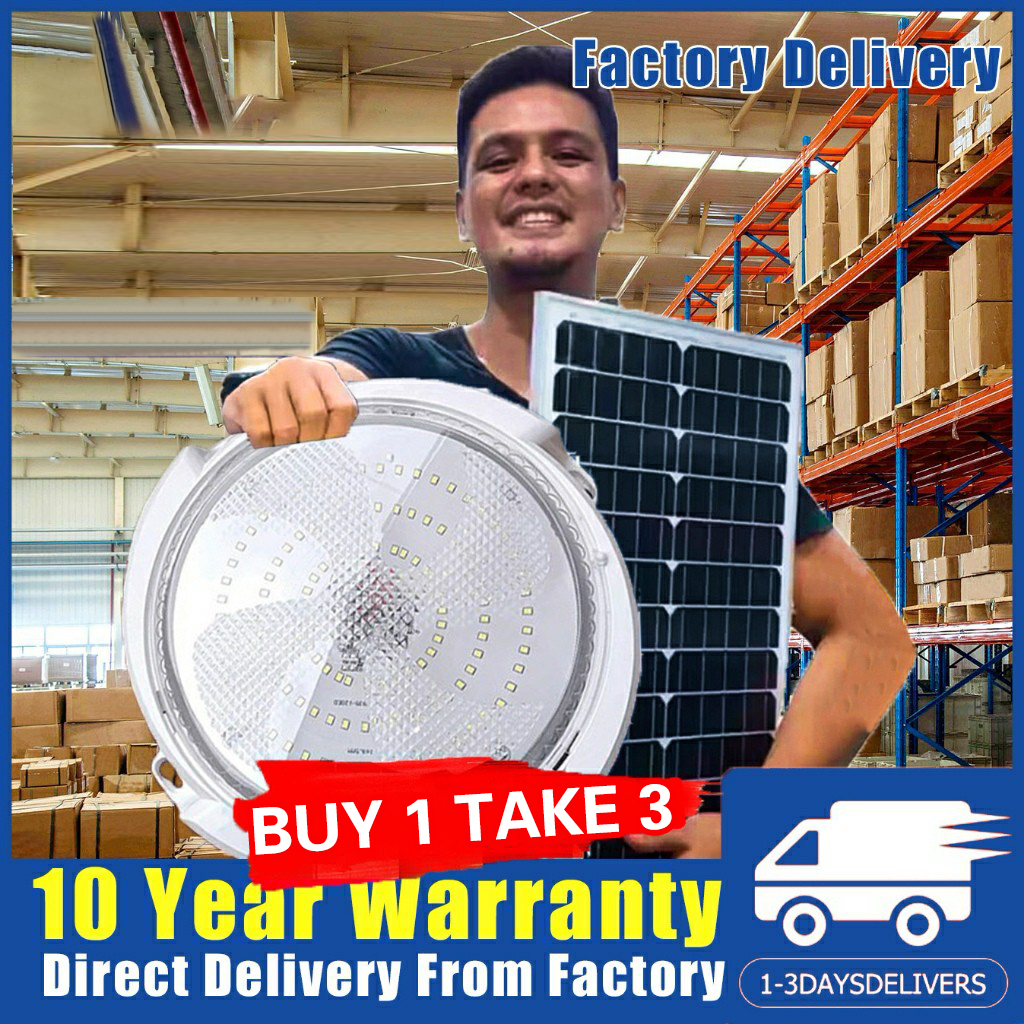 OOKSA Solar Ceiling Light - Buy 1 Get 3