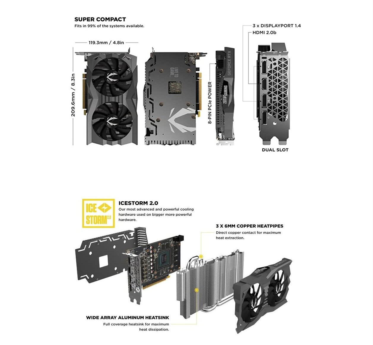ジャンク品 ZOTAC GeForce RTX 3060 読み込ま 6GB