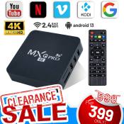 MXQ Pro 4K TV Box Ultra HD 64GB+512GB WiFi Stream