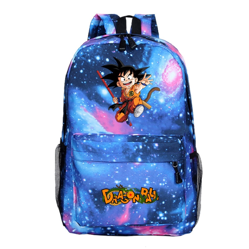 Arrive Student School Bag Set Cool Anime Dragon Ball Son Goku Print Book  Pen Boys Girl School Backpack-HMQ173C