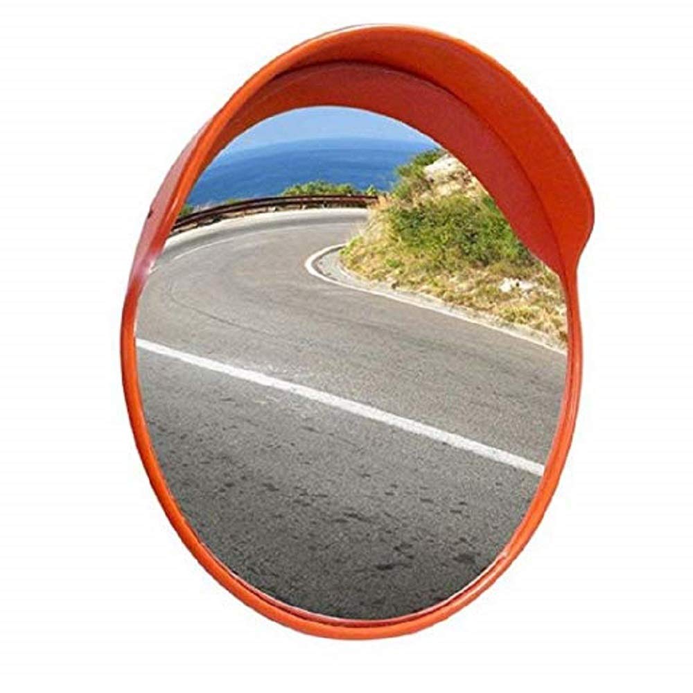 LYNICESHOP Wide Angle Convex Mirror for Traffic Security Mirror Installed at Outdoor Traffic Blind Spots and Corners Convex Mirror for Driveway Warehouse Store Security 24