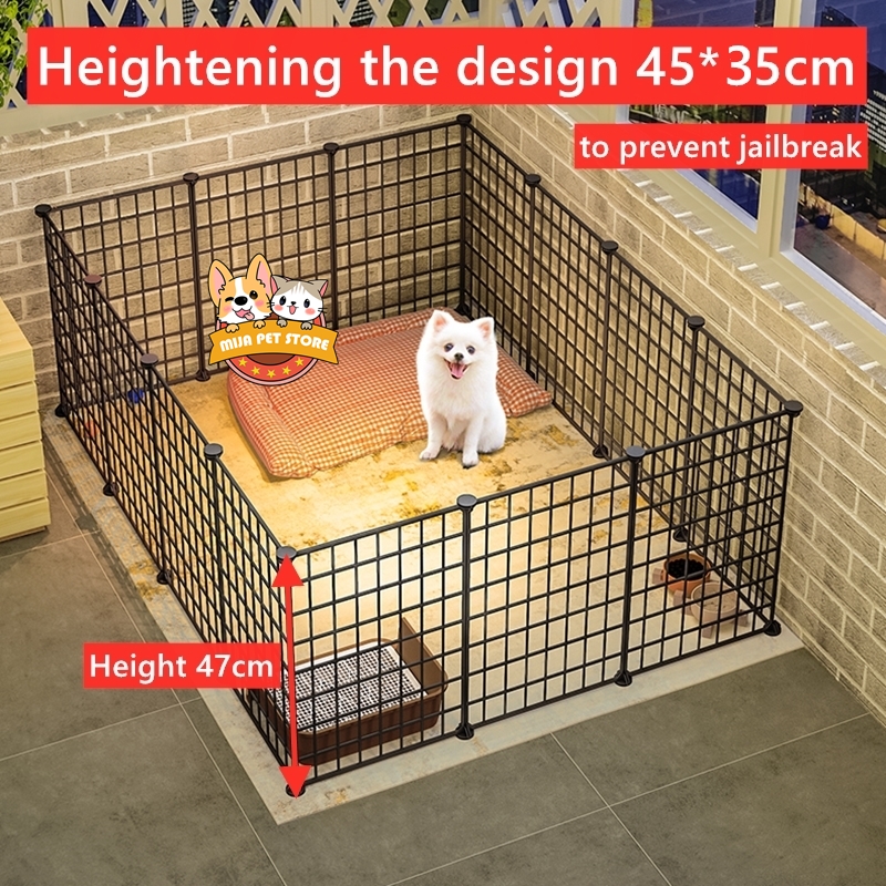 Stackable Pet Metal Wire Cage - Extendable Fence (Brand: )