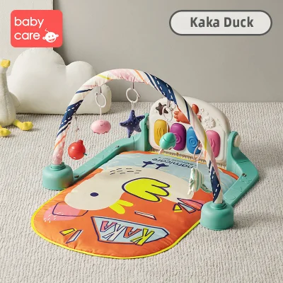 babycare Baby Play Gym With Music Play Mat Gaming Carpet Educational Rack Toys Musical Piano Soft Lighting Rattles Toys Activity Gym Playmats Infant Fitness (2)