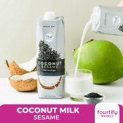 Thai Coco Coconut Sesame Milk 1L | Dairy-free, Vegan, Low Calorie