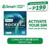 SMART Bro Rocket SIM 199 with 7 Days 20GB Data