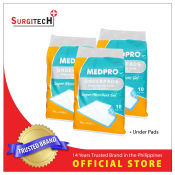 10 pcs MEDPRO Disposable Underpads 60cm X 90cm