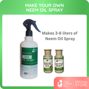 Neem Oil Spray Do-it-Yourself Kit For Gardening Use