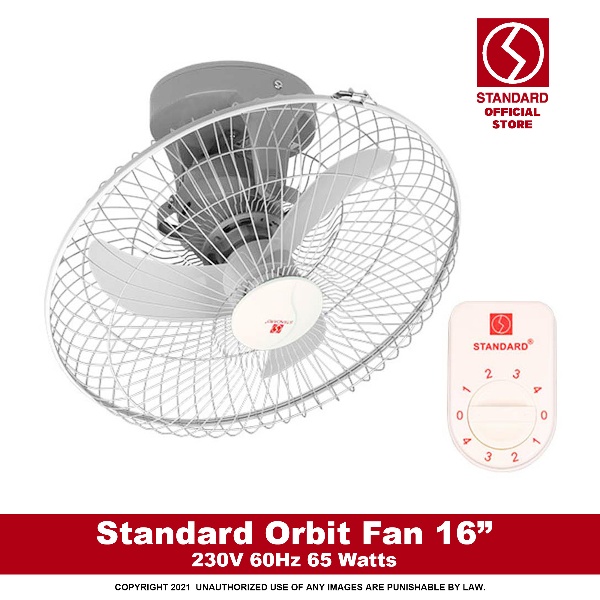Standard Orbit Fan Ceiling 16\