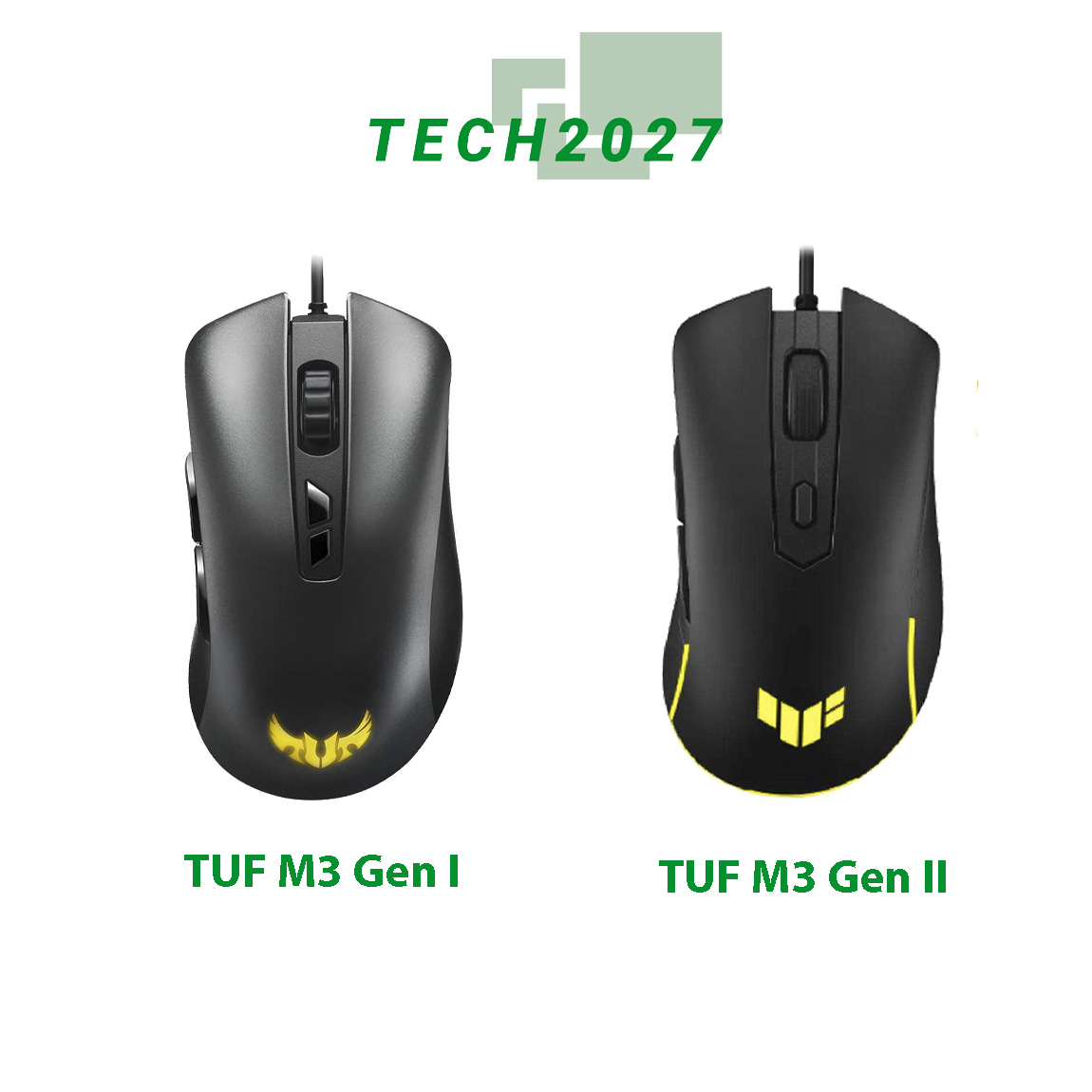 ASUS TUF Gaming M3 Gen I or Gen II Ergonomic Wired RGB Gaming