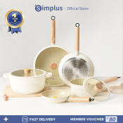 Simplus Non-Stick Cookware Set for Induction & Gas Stoves