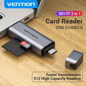 Vention USB Type C Card Reader