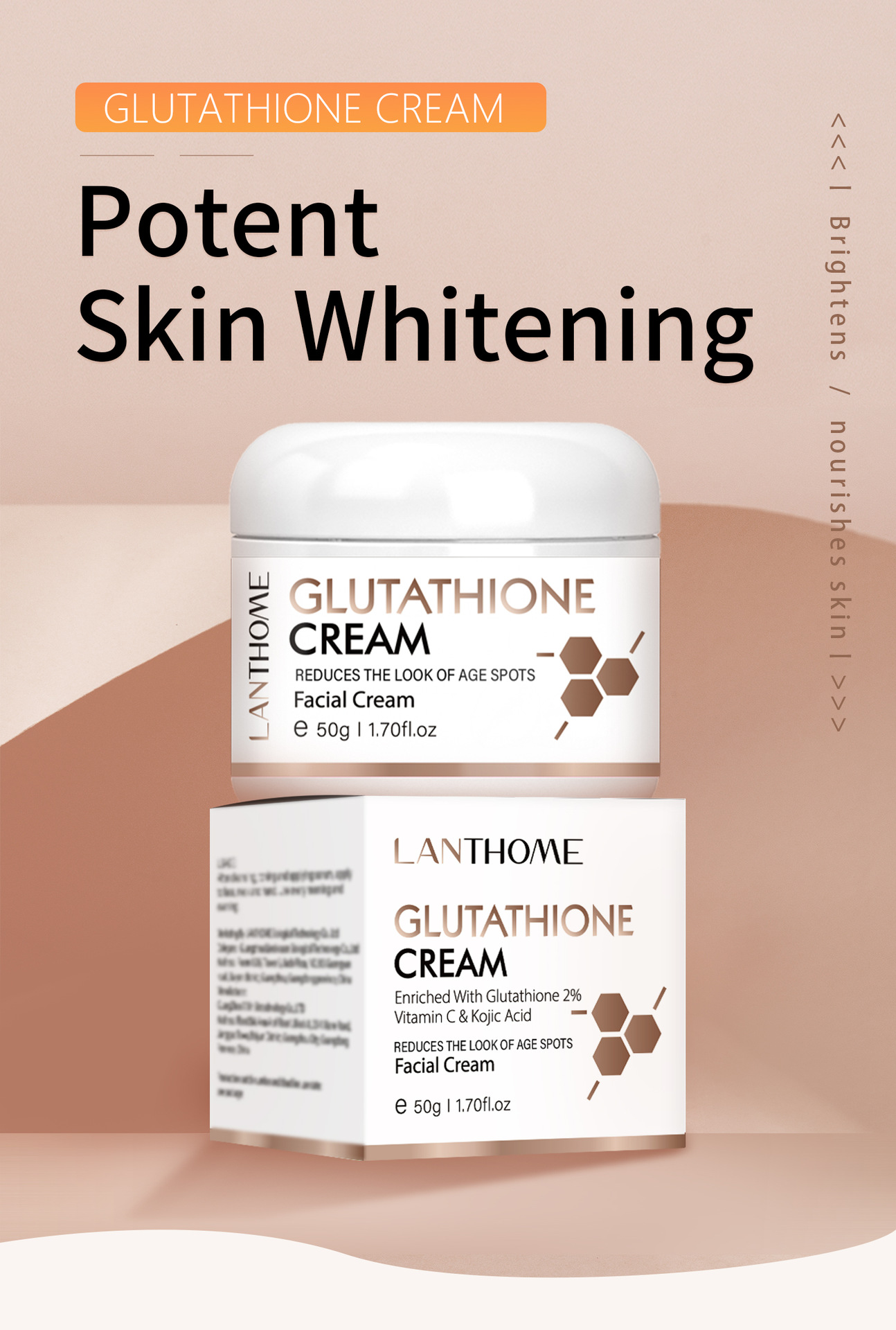 lanthome glutathione cream LANTHOME Collagen With Glutathione Whitening Cream facial moisturizers  Melasma Removal Cream Moisturizing Whitening cream Anti-aging Cream Anti  Wrinkle Cream Lighten Dark Spots Repair Damaged Skin Facial Cream - Lazada