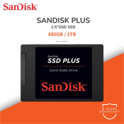 SanDisk 480GB/1TB SSD PlUS SATA 3 2.5″ With 3 Years Warranty