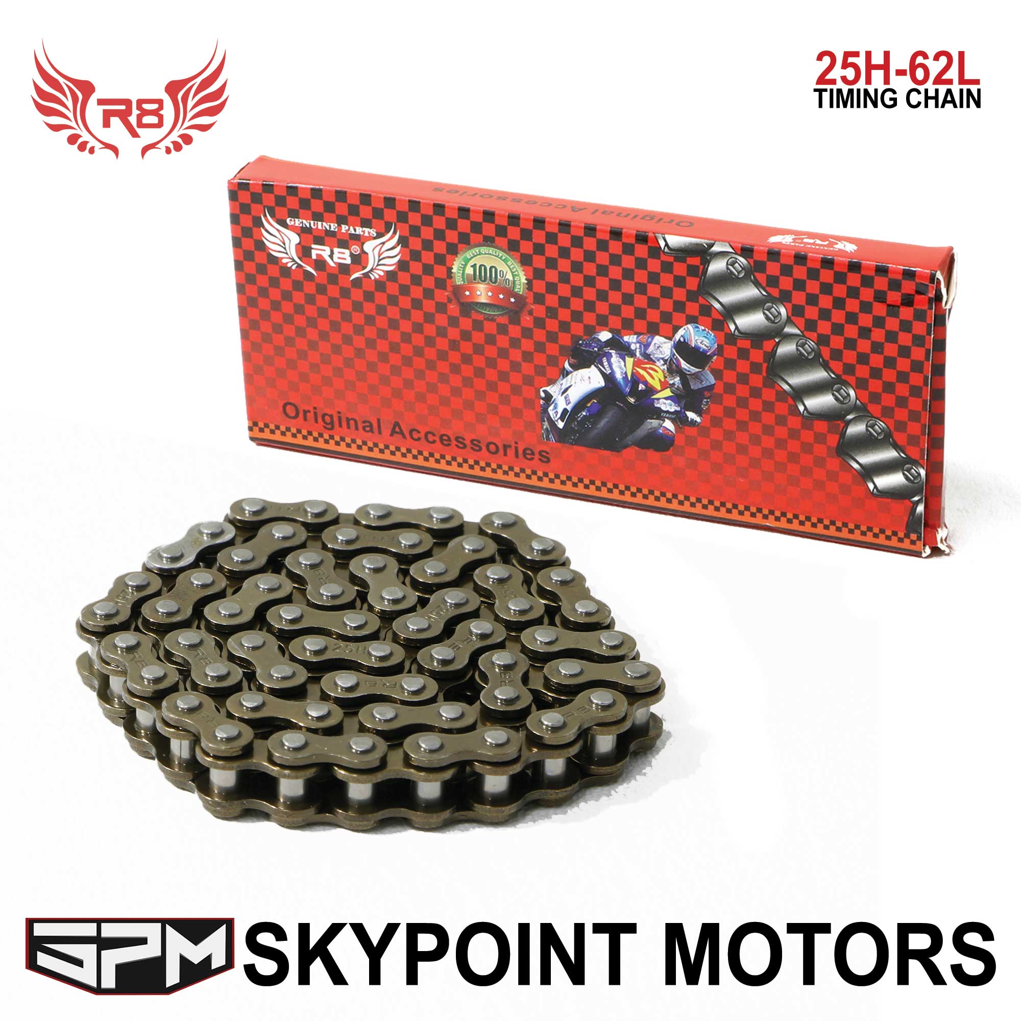 Xrm 125 timing deals chain