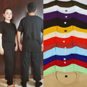 "Pure Cotton T-Shirt - 13 Colors, 8 Sizes, Unisex Fit"