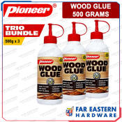 PIONEER Wood Glue 500g TRIO BUNDLE