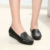 Black shoes for ladies women office shoes #215