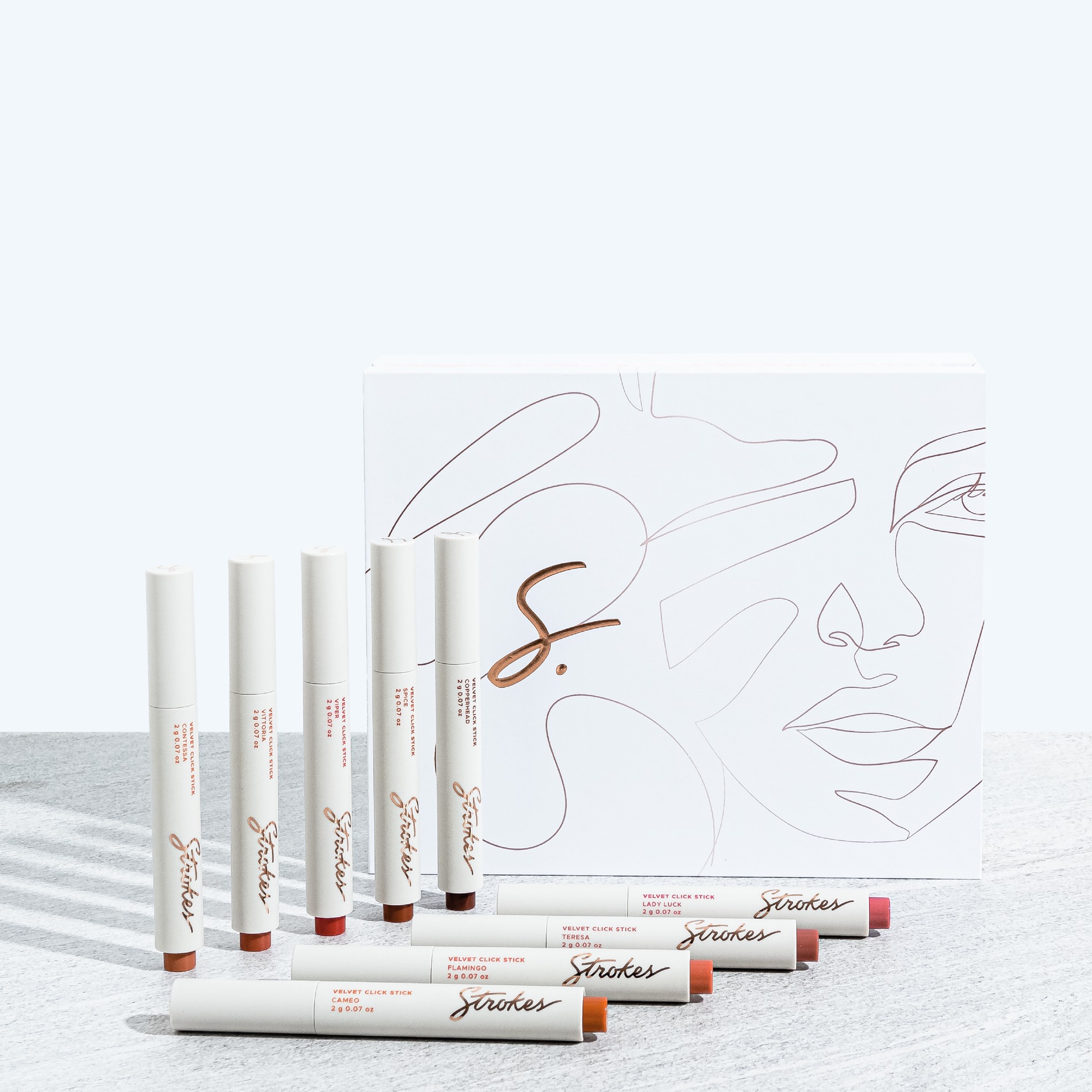 Discount on Strokes Beauty Lab  shoes - SKU: Premium Velvet Click Stick Bundle