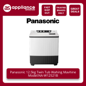 Panasonic 12.5kg Twin Tub Washing Machine NA-W12521B