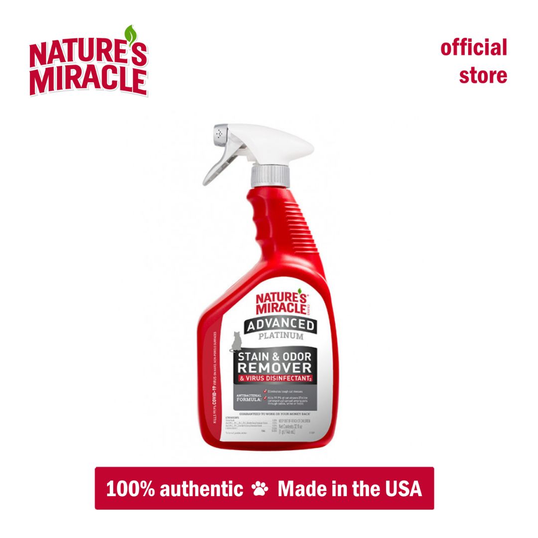 Nature's Miracle Advanced Platinum No More Spraying for Cats, 128