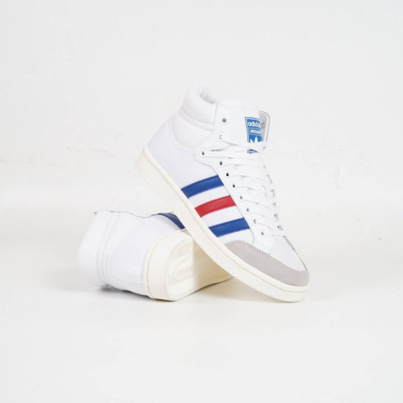 Adidas Shoes High Tops Blue And Red