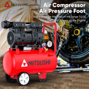 Mitsushi Oil Free Air Compressor - Heavy Duty, 30L Capacity
