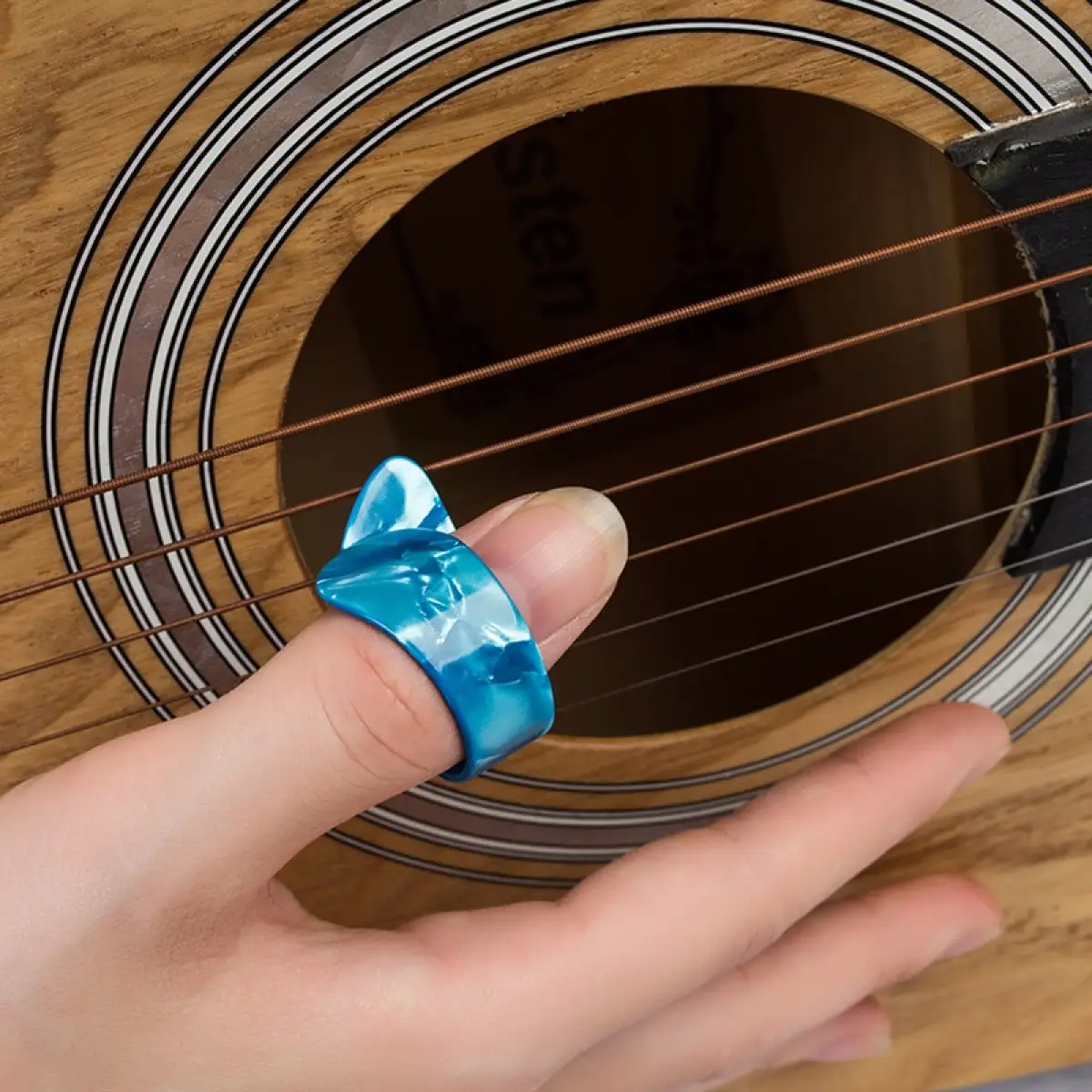 Guitar Pick For Acoustic Guitar - 1 2pcs Thumb Finger Guitar Pick For Acoustic Electric Guitarra Bass Musical Instruments Guitar Ukelele Accessories Lazada