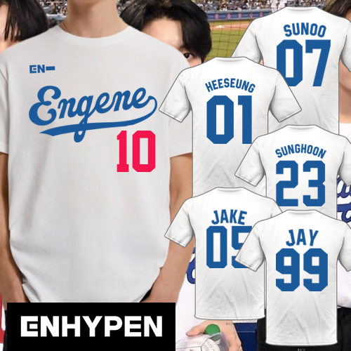 enhypen with dodgers jersey on🙇🏻‍♀️🙇🏻‍♀️ you should get
