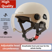 Lightweight Half Face Motorcycle Helmet - All-Season Safety Gear