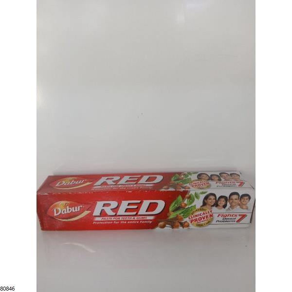 ph value of dabur red toothpaste