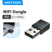 Vention USB WiFi Dongle - 5Ghz&2.4GHz Network Card Adapter