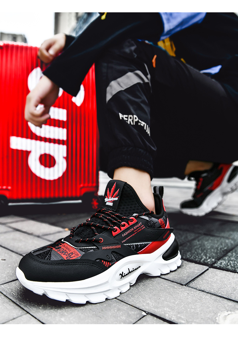 Sepatu Pria Kasual Jaring Baru, Sepatu Gaya Lama Tren Merah Kasual, Sepatu  Olahraga Liar Musim Gugur dan Musim Dingin Pria (Tren Musim Semi dan Musim  Gugur) 2020 | Lazada Indonesia