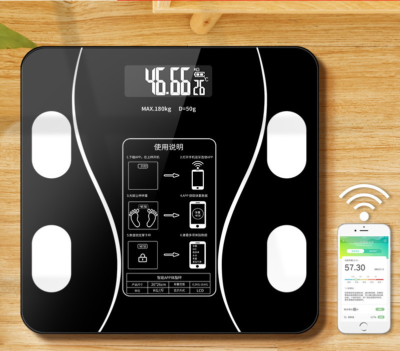 Jcam Smart Bluetooth Body Fat Weight Scale
