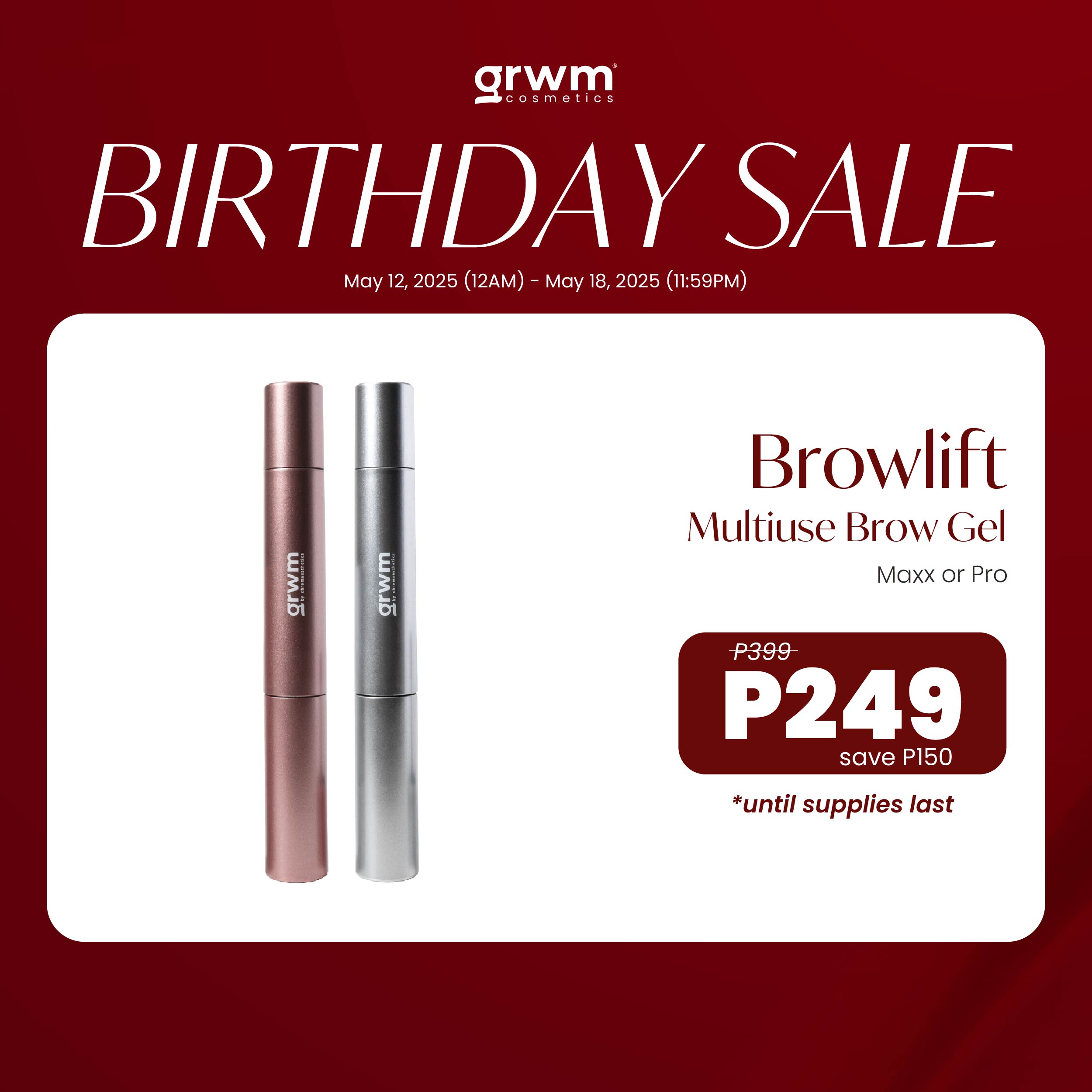 Discount on GRWM Cosmetics  shoes - SKU: GRWM Cosmetics Browlift - Multiuse Brow Gel